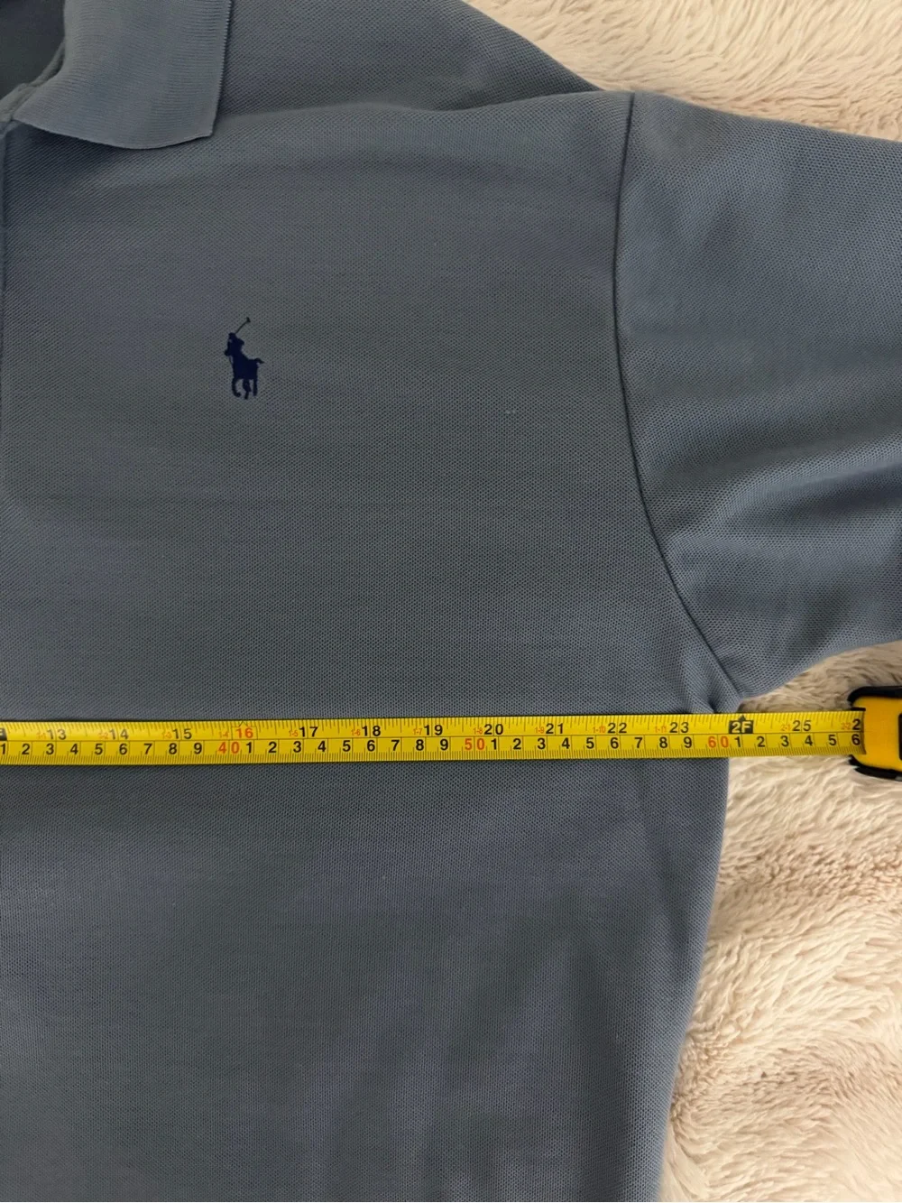 Ralph Lauren Men's Polo Shirt in Slate Blue with Embroidered Pony